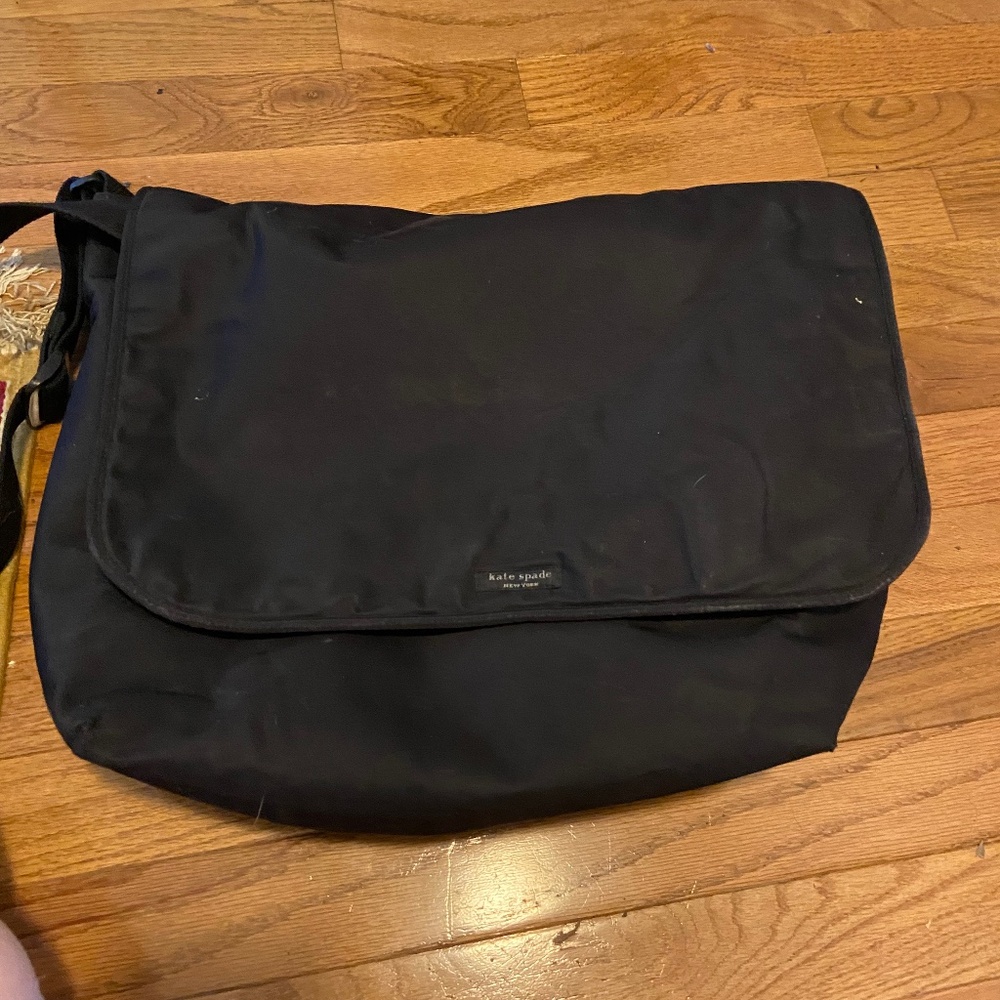 Black Kate Spade Messenger / Diaper Bag